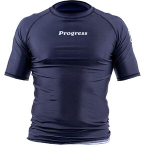 Academy+ Short SleeveRashguard | Flexible and Durable BJJ Rash Guard | Moisture-Wicking Compression Tops for Men and Women | 80% Polyester/20% Spandex (XS, Khaki)
