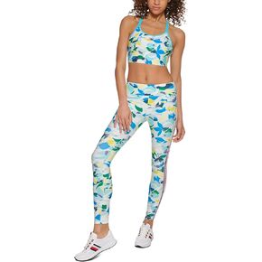 Tommy Hilfiger Women's Performance with Removable Cups,Blue Sea,XL