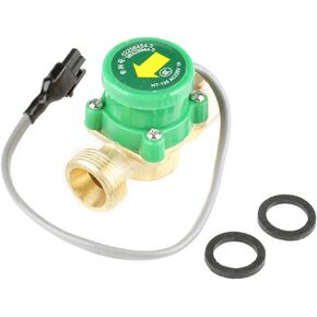 Water Flow Sensor Switch, High Temperature Resistance Water Pump Switch, High Sensitivity for Pressurization Shower Domestic Tap Water Solar Water Heater