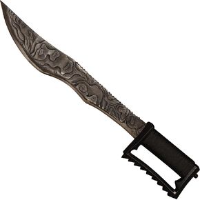 SV Full Tang Sharp 23.2 بوصة أسود جميع المعادن موجة السيف، تحصيل، في الهواء الطلق، هدية in Kuwait