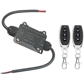 DC12V Waterproof Wireless DC Motor Remote Control Switch,Forward Reverse Switch Working Voltage DC12V/48V/8A Linear Actuator Remote Switch for DC Motor,Winch Solenoid Relay Contactor in Saudi Arabia