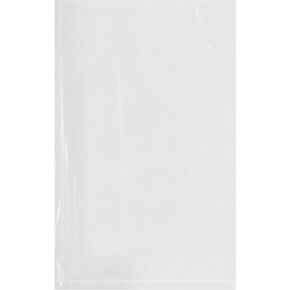 Plymor 5" x 8" (Pack of 100), 4 Mil Flat Open Clear Plastic Poly Bags