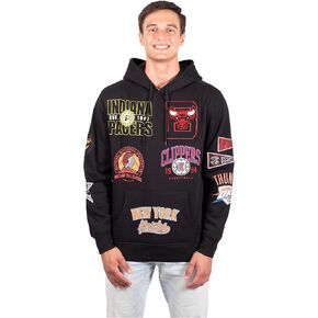 Ultra Game NBA Mens Soft Fleece Pullover Hoodie Sweatshirt