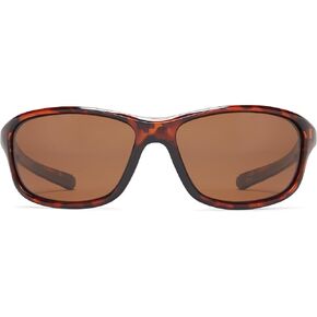 Fisherman Eyewear Men's Cruiser Polarized Rectangular Sunglasses, Tortoise/Demi, 31mm,60mm,130mm