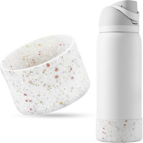 REUZBL Glitter Boot for Owala Free Sip 32 oz & 24 oz | Ultimate Silicone Sleeve Protection for Owala | Ding and Dent Protection Accessory with Enhanced Glitter Flakes
