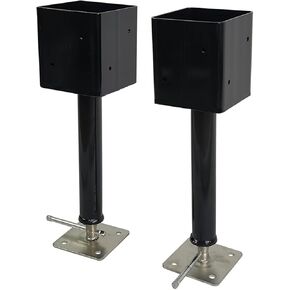 4x4 Screw Jack Post Temporary House Jacks Pole for Home Leveling Lifting Floor Crawlspace Basement Shore Beams, 2 Pack