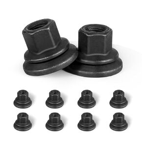 صواميل العجلات 10 قطع، M14 1.5 شفة 22 مم سداسية بطول 28.5 مم، صواميل العروة مناسبة لنماذج رام مختارة، استبدال متوسط ​​611-936 6509424AA in Kuwait