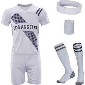 Soccer Jersey for Kids, Youth Soccer Jersey, Boys Girls Soccer Training Uniforms, Soccer Jersey Kit Set