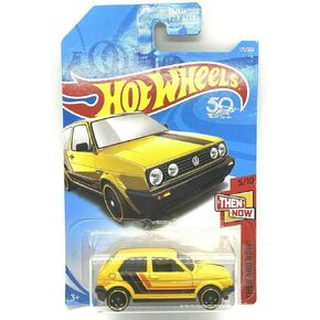 DieCast Hotwheels Volkswagens Golf MK2, Then and Now 5/10 [Yellow] 171/365