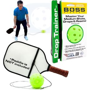 Pickleball DINKTRAINER - Use Trainer When No Match with Buddy, Balls are Green with Ball on String, Pickleballs Offer Practice rebounder Training That aids dinks, Practice Like a Pro in Saudi Arabia