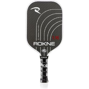 Taktical Carbon Series, Pickleball Paddle, 3K Raw Carbon Fiber, Thermoformed Foam Lined Edge, 13MM or 16MM, USAPA Approved Pickleball Racket, High Grit Texture, Max Spin