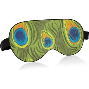 Eye Mask for Sleeping Blindfold Light Blocking Sleep Mask for Men Women Sleep Masks Soft and Comfortable Eye Cover for Travel Eye Shades Adjustable Strap Blue Flower Bird