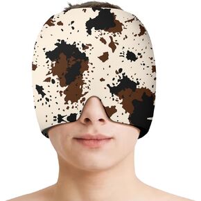Migraine Ice Head Wrap Cold Hat Reusable Head Ice Pack for Headache Hat Cold Compression Migraine Relief Cap for Tension, Stress, Sinus, Puffy Eyes, Hot/Cold Therapy & Stress Relief Gifts