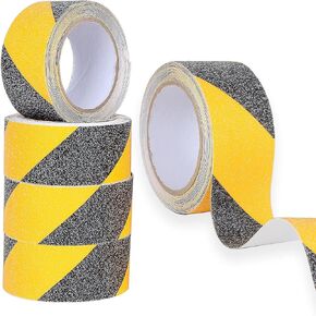 5 Pack Anti Slip Tape 2in x 16ft Non Slip Tape Grip Tape for Stairs Heavy Duty Stair Treads Tape, Indoor Outdoor for Walls, Floors, Pipes and Equipment