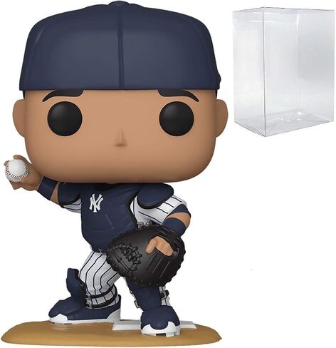 POP MLB: Yankees – Gary Sanchez Funko Vinyl Figure (Bundled with Compatible Box Protector Case), Multicolor, 3.75 inches in Saudi Arabia