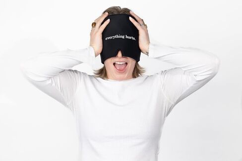 Huggs Migraine Relief Cap - I Am Unwell - Cooling Gel Head Wrap, Cold Compress Cap for Headache, Stress, & Tension in Saudi Arabia