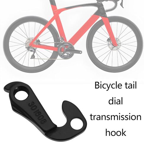 eMagTech Bicycle Derailleur Hanger Black Bike Tail Derailleur Hook Bicycle Rear Tail Derailleur Hook Aluminum Alloy Rear Derailleur Hanger Compatible with Trek in Saudi Arabia