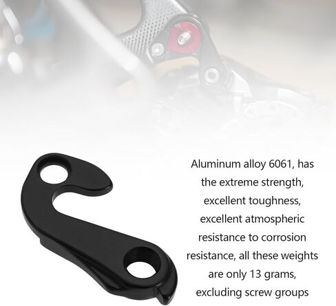 eMagTech Bicycle Derailleur Hanger Black Bike Tail Derailleur Hook Bicycle Rear Tail Derailleur Hook Aluminum Alloy Rear Derailleur Hanger Compatible with Trek in Saudi Arabia