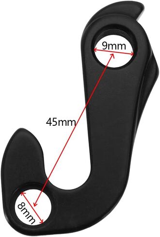 eMagTech Bicycle Derailleur Hanger Black Bike Tail Derailleur Hook Bicycle Rear Tail Derailleur Hook Aluminum Alloy Rear Derailleur Hanger Compatible with Trek in Saudi Arabia