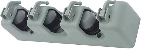 Mop and Broom Holder, Wall Mounted Garden Tool Storage Tool Rack Storage & Organization for Your Home, Closet, Garage and Shed (3Hole 4hanging) in Saudi Arabia