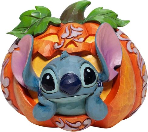 تمثال Enesco Jim Shore Disney Traditions Lilo and Stitch Jack O'Lantern، مقاس 4.02 بوصة، متعدد الألوان in Saudi Arabia
