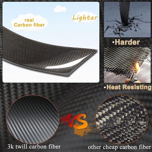 MCARCAR KIT Real Carbon Fiber Trunk Spoiler for Infiniti Q60 Q60S Coupe 2017-2022 CF Rear Boot Lid Highkick Wing Lip Factory Outlet in Saudi Arabia