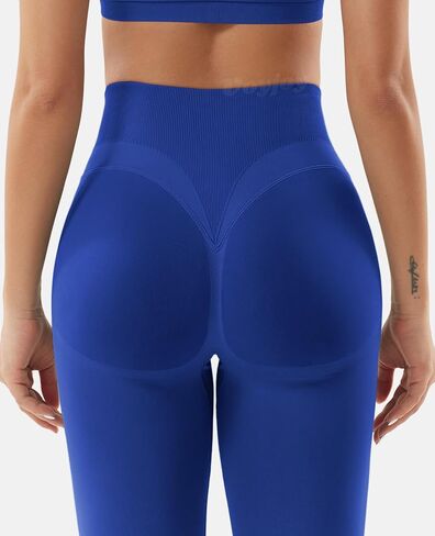 VOYJOY Women Impact Leggings Seamless Scrunch Butt Lifting Workout Leggings High Waisted Gym Yoga Pant in Kuwait