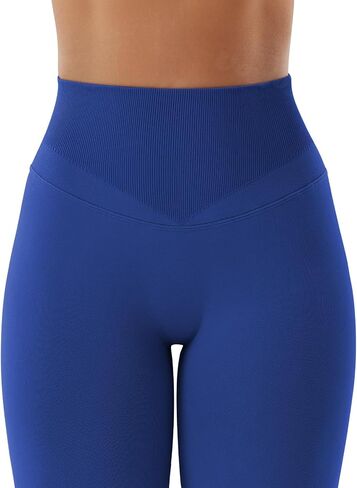 VOYJOY Women Impact Leggings Seamless Scrunch Butt Lifting Workout Leggings High Waisted Gym Yoga Pant in Kuwait