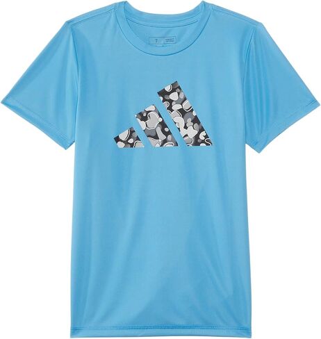 adidas Boys' Pebble Camo Logo Ss Tee(Toddler/Little Kid) in Saudi Arabia