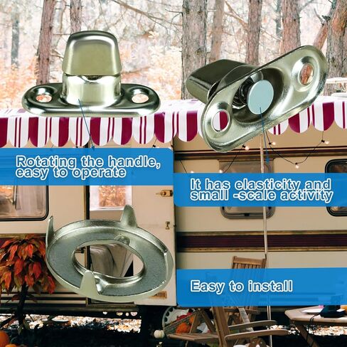 25 مجموعة من مشابك أزرار الانعطاف مع براغي التثبيت، قفل ملتوي صلب، مشبك مشابك بحرية in Kuwait