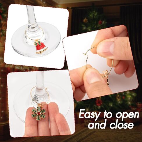 24 جهاز كمبيوتر شخصى عيد الميلاد النبيذ الزجاج سحر النبيذ الزجاج معرفات عيد الميلاد النبيذ سحر لنظارات الجذعية النبيذ الزجاج علامات عيد الميلاد حزب اللوازم حزب تفضل زينة عطلة in Kuwait