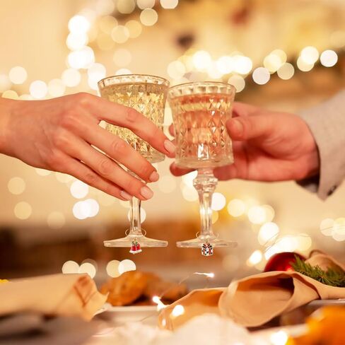 24 جهاز كمبيوتر شخصى عيد الميلاد النبيذ الزجاج سحر النبيذ الزجاج معرفات عيد الميلاد النبيذ سحر لنظارات الجذعية النبيذ الزجاج علامات عيد الميلاد حزب اللوازم حزب تفضل زينة عطلة in Kuwait