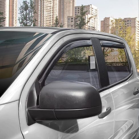 CLIM ART in-Channel Incredibly Durable Rain Guards for Toyota Sequoia 2008-2022, Original Window Deflectors, Vent Window Visors, Vent Deflector, 4 pcs. - 608303 in Saudi Arabia