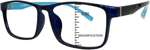 ProEyes Concord, Big Men Progressive Blue Light Blocking Readers, Anti-Reflective, 0 Power on Top Lens in Saudi Arabia