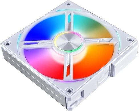 Lian Li UNI Fan AL120 3 عبوات باللون الأسود - مع وحدة تحكم (ARGB 120mm LED PWM Daisy-Chain) -AL120-3B,UF-AL120-3B in Saudi Arabia