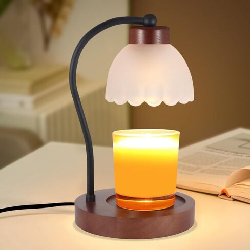 Candle Warmer Lamp,Wax Melt Warmer Compatible with Yankee Large Candle Jar Lamp Dimmable Candle Melter for Scented Candles Top-Down Candle Melting Home Decor Girls for Moms… in Saudi Arabia