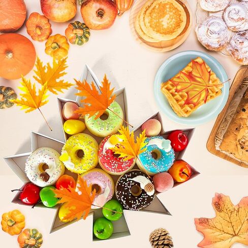 3 قطع طبق تقديم عيد الشكر، حروف من الورق المقوى، صينية تقديم على شكل ورقة القيقب، صندوق لوح الفحم للوجبات الخفيفة، طبق الجبن لعيد الشكر، هدايا حصاد الخريف in Kuwait