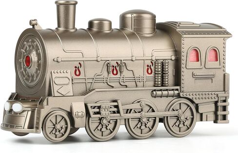 300ML Vintage Train Humidifier and Aromatherapy Diffuser, 7 Colorful LED Light Show, Dual Mist Modes, Effortlessly Controlled by Remote for Your Living Room, Bedroom, Office, Entertainment Area in Saudi Arabia