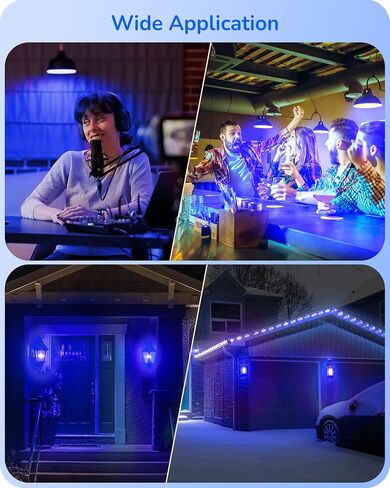 EDISHINE Halloween Orange LED Light Bulbs, 14W Orange Bulb Equivalent 100W Colored Light Bulb, E26 Base A19 Light Bulbs for Halloween Decoration, Holiday Lighting, Porch Patio, 4 Pack in Saudi Arabia