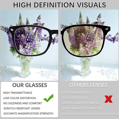 5 Pack Reading Glasses for Women/Men, Blue Light Blocking Reading Glasses, Anti UV Ray Filter Nerd Eyeglasses in Saudi Arabia