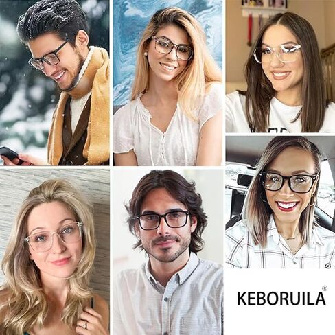 5 Pack Reading Glasses for Women/Men, Blue Light Blocking Reading Glasses, Anti UV Ray Filter Nerd Eyeglasses in Saudi Arabia