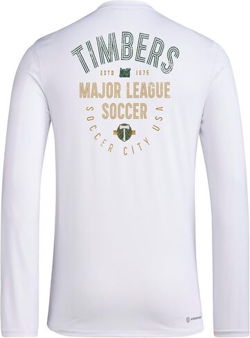 تيشيرت Portland Timbers بأكمام طويلة للرجال من أديداس in Saudi Arabia