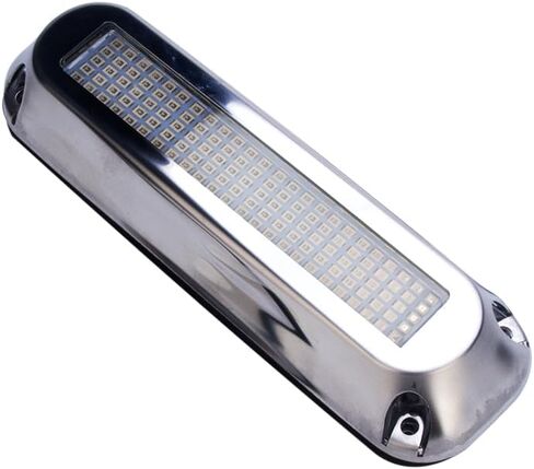 LED Underwater Light for Boats 316 Stainless Steel Boat Transom Mount Light, Waterproof LED Lights/Marine Lights 10-30V，for Stern Interior Navigation Deck Courtesy Night Fishing (White) in Kuwait