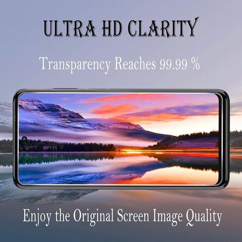 (2 Pack Screen Protector for Samsung Galaxy S20 FE 5G / S20 FE 5G UW Tempered Glass, Support Fingerprint Reader, 9H Hardness, Case Friendly, Bubble Free, Anti Scratch in Saudi Arabia
