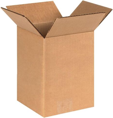 Aviditi 558 Corrugated Cardboard Box 5" L x 5" W x 8" H, Kraft, for Shipping, Packing and Moving (Pack of 25) in Saudi Arabia