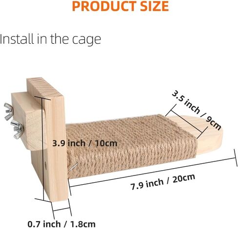Cat Climbing Shelf Wall Mounted, 2 Step Cat Stairway with Jute Scratching for Cats Perch Platform Supplies in Saudi Arabia