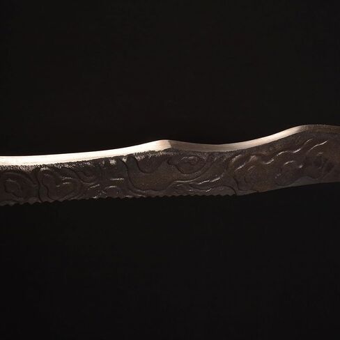 SV Full Tang Sharp 23.2 بوصة أسود جميع المعادن موجة السيف، تحصيل، في الهواء الطلق، هدية in Kuwait