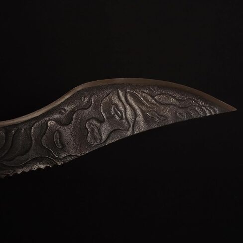 SV Full Tang Sharp 23.2 بوصة أسود جميع المعادن موجة السيف، تحصيل، في الهواء الطلق، هدية in Kuwait