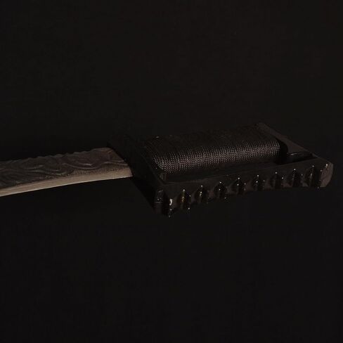 SV Full Tang Sharp 23.2 بوصة أسود جميع المعادن موجة السيف، تحصيل، في الهواء الطلق، هدية in Kuwait