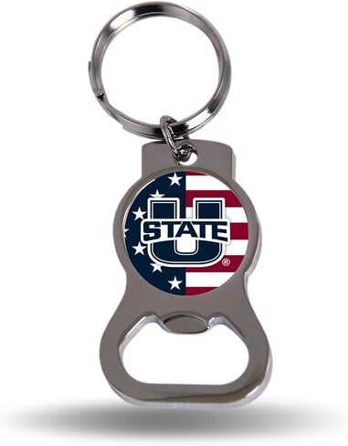 Rico Industries NCAA Mississippi State Bulldogs Patriotic Metal Keychain - Beverage Bottle Opener With Key Ring - Pocket Size in Saudi Arabia